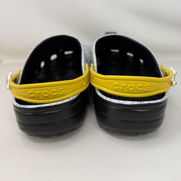 Crocs X The Simpsons Classic Clog Gray Black Yellow Men's Size 13 - Picture 4 of 7